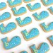 Preppy Whale Cookies (2 dozen Whale Cookies)