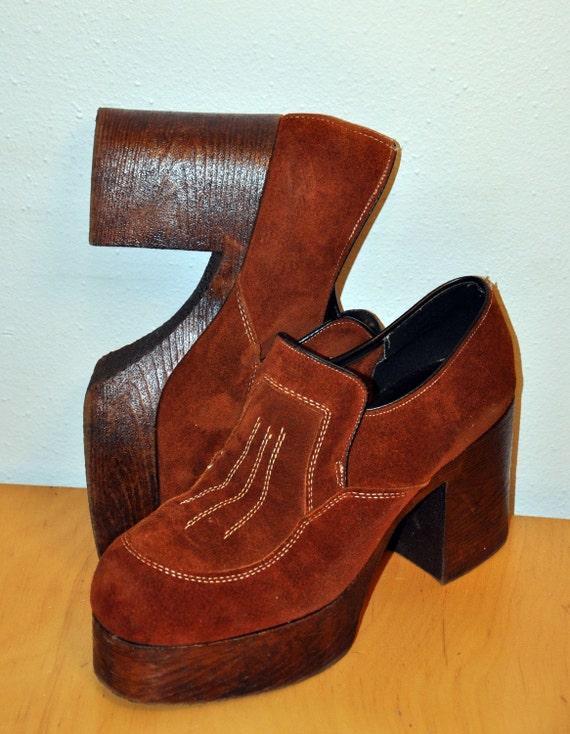 suede platform shoes