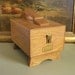 Griffin Shinemaster Shoeshine Oak Box 1960s