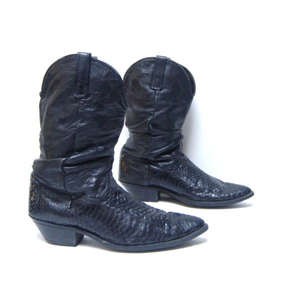 authentic snake skin boots