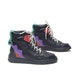 vintage 80s OLD SCHOOL high top sneakers GEOMETRIC multicolor vegan size 8