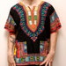 DASHIKI vibrant color short sleeve TUNIC shirt