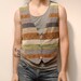 SOUTHWESTERN woven button up NATIVE AMERICAN vest
