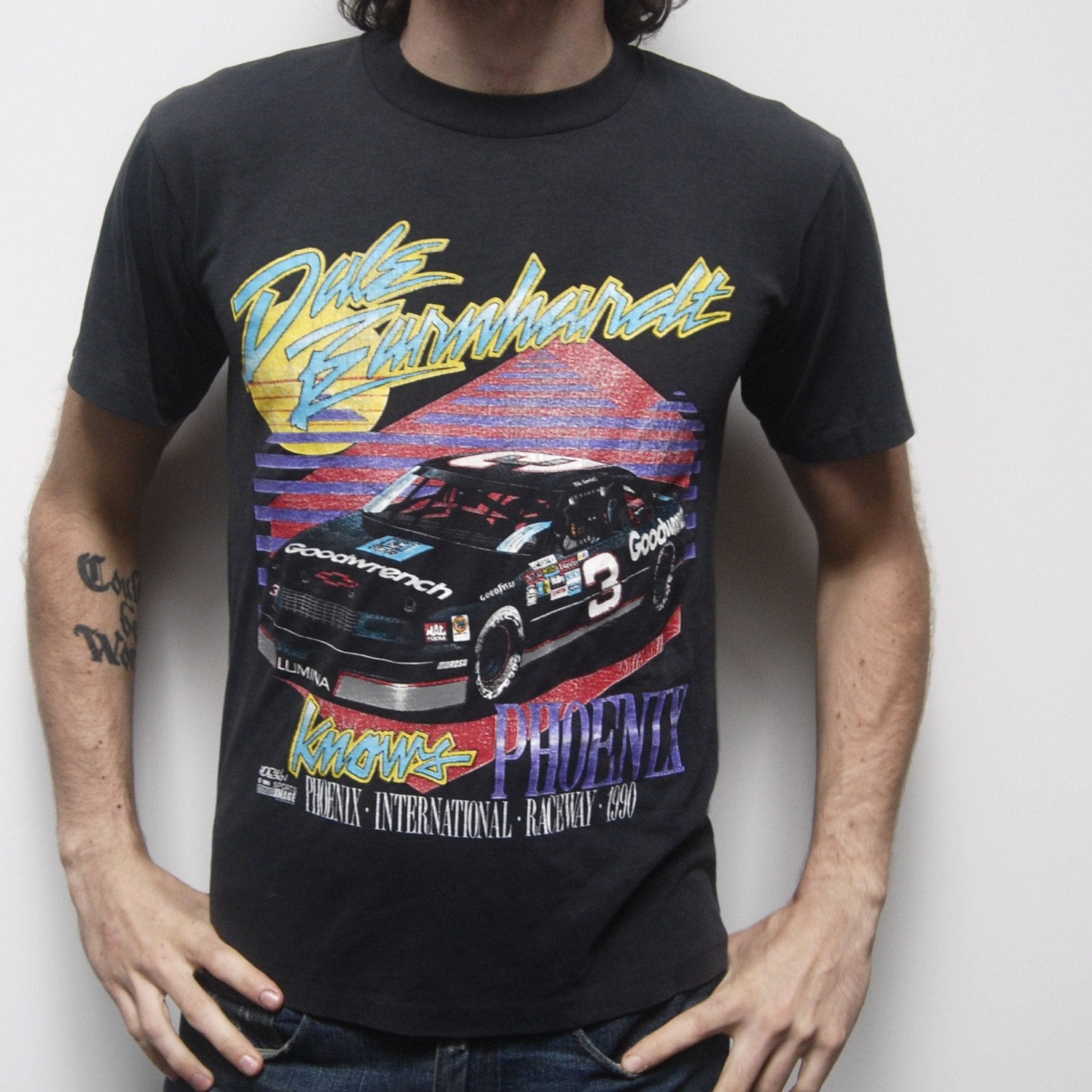 vintage DALE EARNHARDT phoenix raceway NASCAR t-shirt