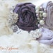 Bridal Garter Set- Ruffles and Lace Design 2- Fields of Lavender