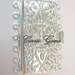 Silver Plated 7-strand Clasp, 35mmx18mm