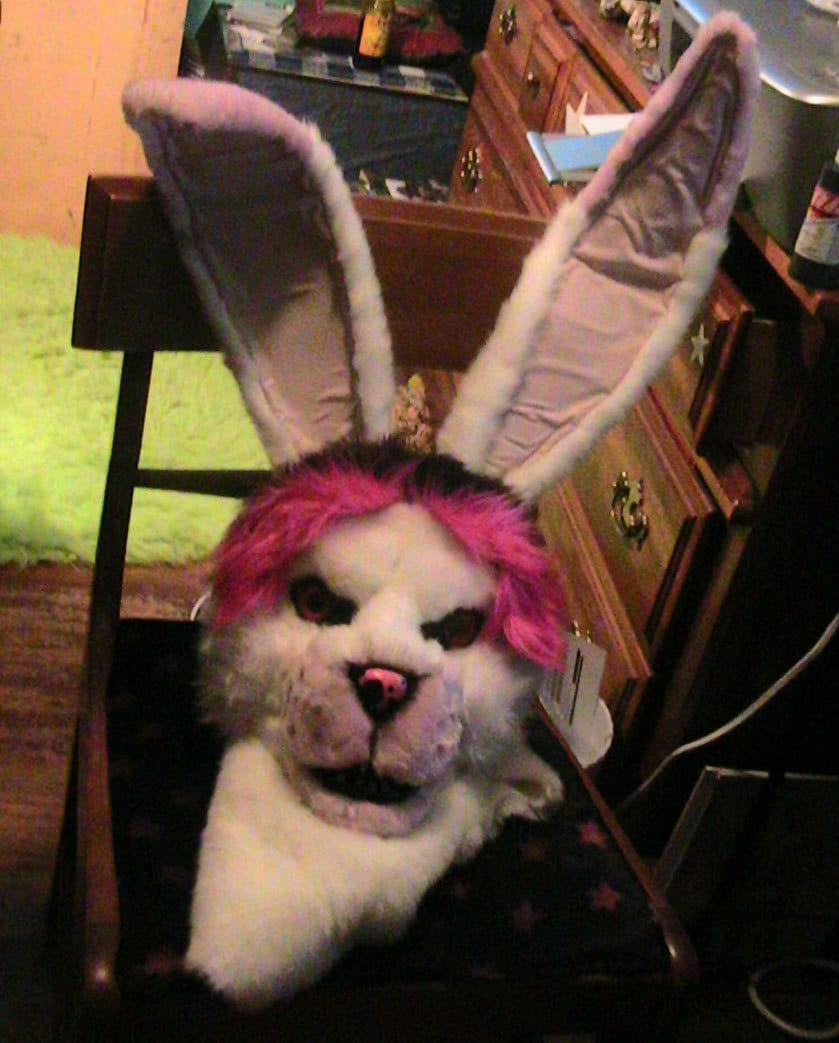 Killer Rabbit Mask by squeakychewtoy on Etsy