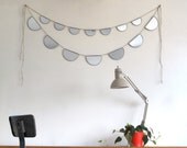 Mirror Bunting Small Half Circle Banner Garland Strand