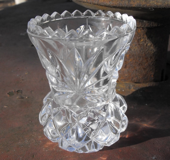 Vintage Crystal Toothpick Holder old