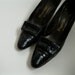 Vintage 1950s Shoes Black Alligator I. Magnin High Heels Buckle Fall Fashions
