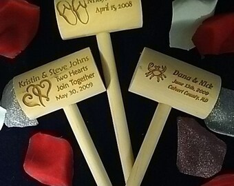 Crab Mallets -- Custom Laser Engraved (Set of 4)