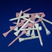 Personalized Golf Tees (2-1/8) -- (Pink and White) -- Personalized for your event (50 pcs)
