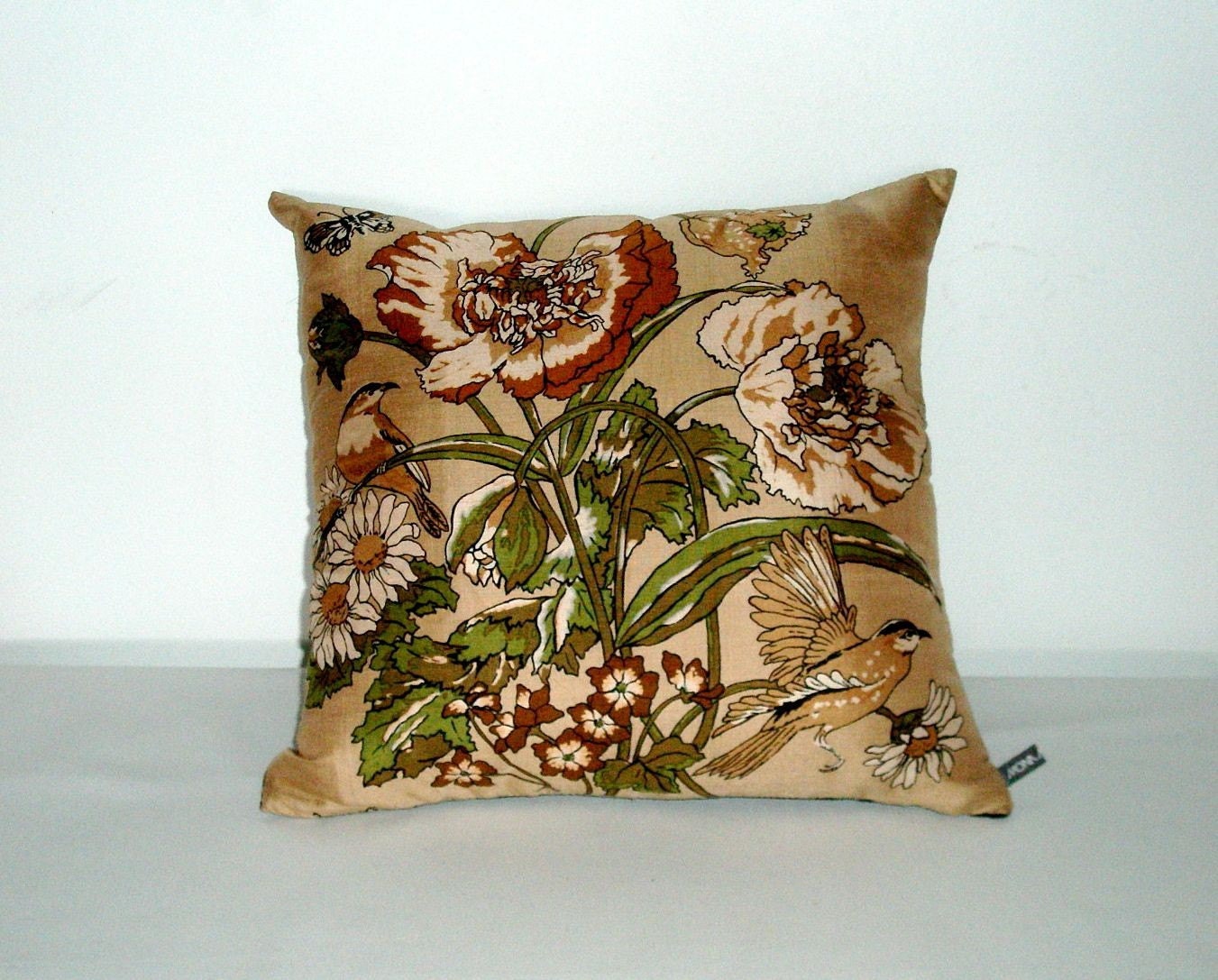 OneOff Silk Jim Thompson Printed Scarf Cushion Cover