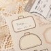 TRAVEL Label Vintage Removable Decor Stickers (2 sheets)