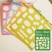 SOLID Mes Autocollants de Ballon Stickers (4 different color sheets)