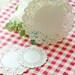 Romantic Ivy Lace Paper Doilies 6.5 inch (50 sheets)