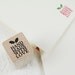 Holly Hand Made With Love Stamp