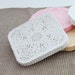 Square Shaped Paper Doily 4 inch - WHITE (30 sheets)