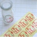 Just For You Red Line Point Stickers (40 pcs)