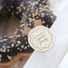 Cute Medal Stickers for Handmade Products - Beige (50 pcs)