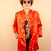 COCO KIMONO 70s Asian Kimono Silk Tunic Jacket