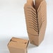 Brown Kraft 100% Recycled 16 oz Chinese Style Takeout Boxes Set of 25