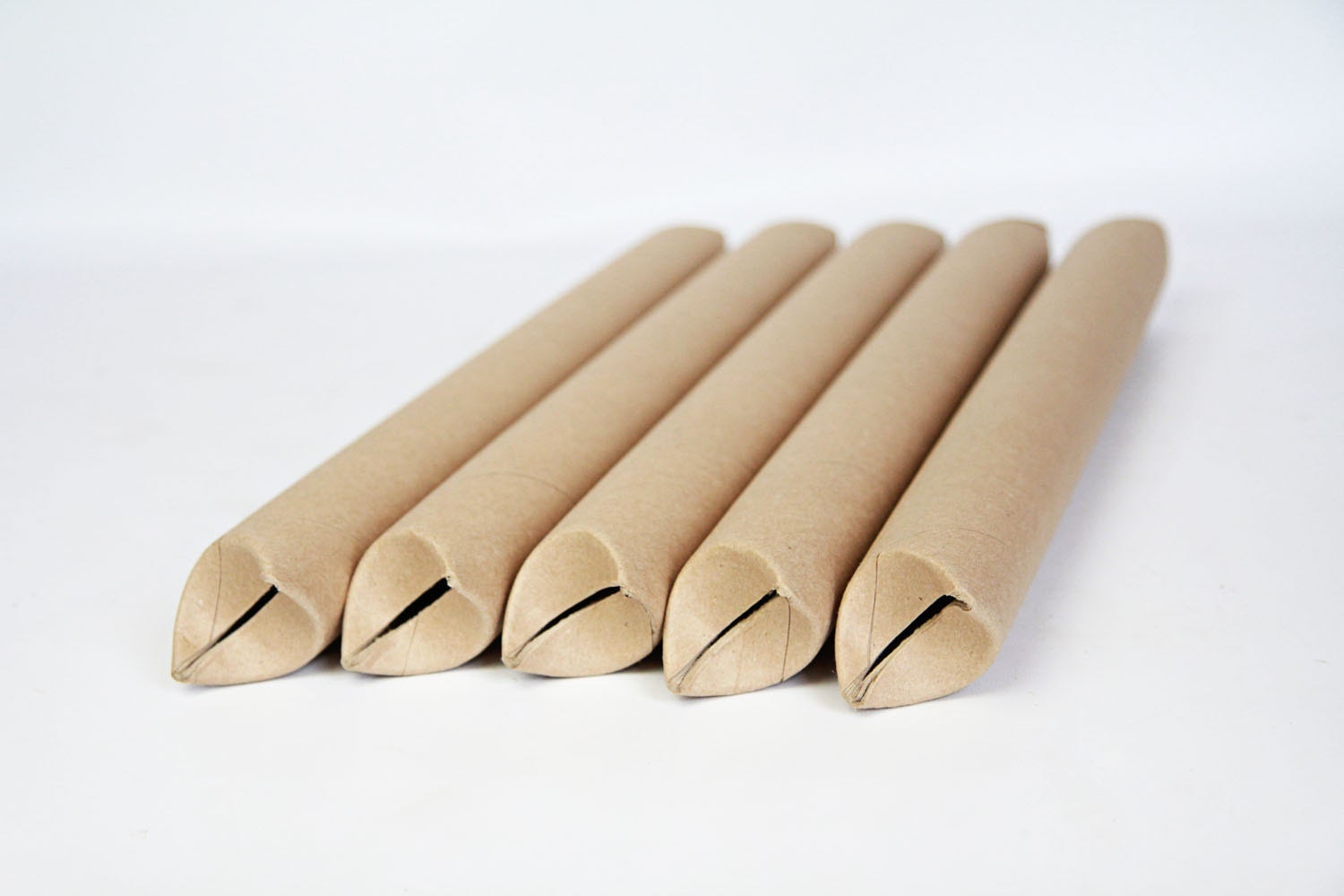 Download Set of 3 2 in x 18 in Kraft Mailing Tubes