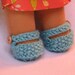 Waldorf Doll Shoes for 10 inch Doll Knit in Any Color MADE to ORDER