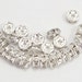 10mm Silver Plated Rhinestone Rondelles w/Middle East Stones (100)