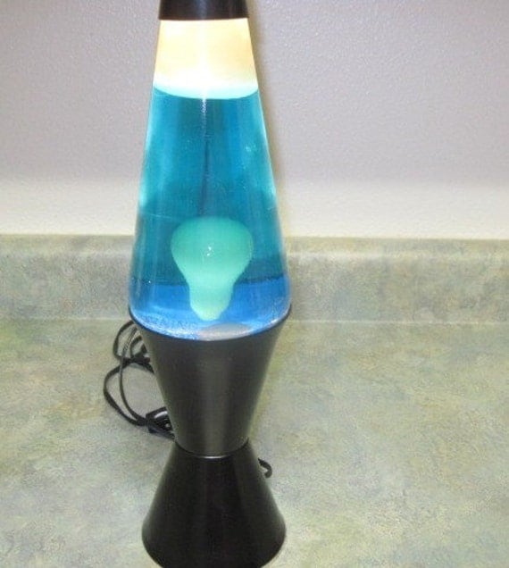 Vintage 1960s Blue Lava Lamp