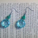 Beautiful Green Sky Sterling Silver Earrings