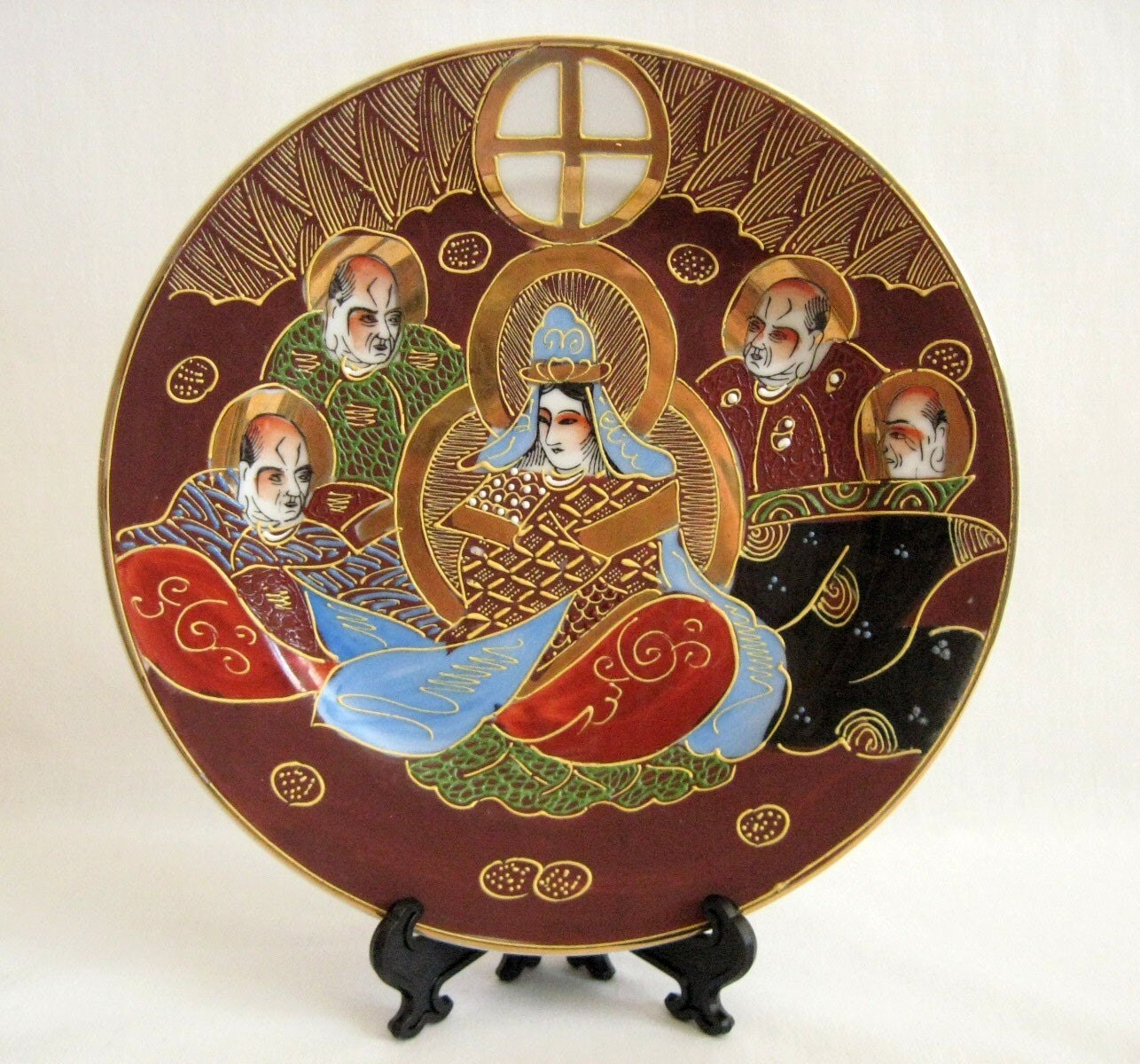 Vintage Plate Made in Japan Manna China Satsuma