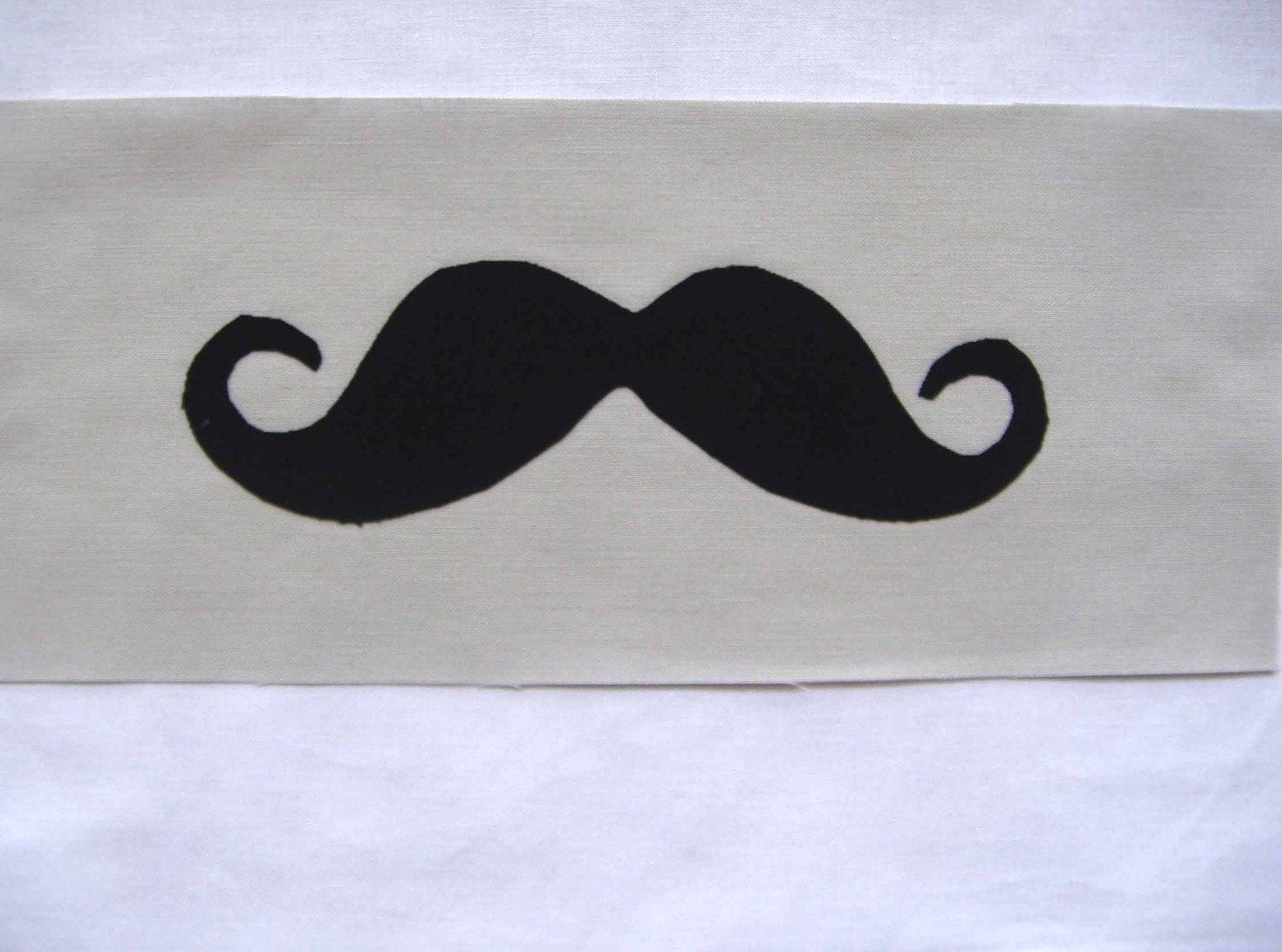 Mustache/Moustache Applique Template/Pattern with Tutorial PDF