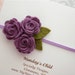 Felt Flower Headband - Felt Flower Headband in Purple - Newborn Baby Headbands to Adult