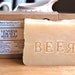 Beer Soap, unscented "Genuine Draft" Handcrafted Natural Hot Process Mild