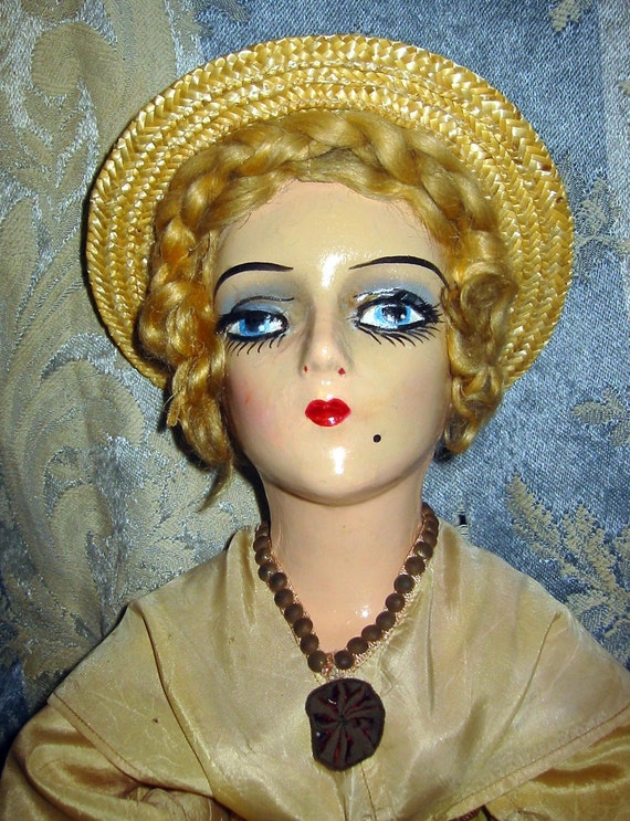 Items similar to Rare Vintage Sterling Co. Doll in Original Yellow ...