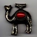Tibet Camel Pendant with Red Coral Stone