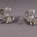 Vintage Rhinestone Bow Earrings