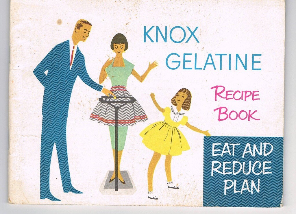 Vintage 1950s Diet Plan from Knox Gelatin