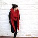 Crochet Scarf Cowl - ON SALE 73 reg 90 - Mile Long Super Chunky Scarf Perfect Nebraska Husker Scarf