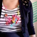 Geometric Necklace Triangle and Leather Ink Blot Art