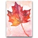 Autumn Leaf ACEO Original Watercolor Painting