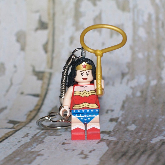 Wonder Woman LEGO key chain