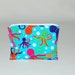 Reusable Snack Bag - Octopus on Aqua - Ready to Ship