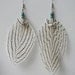 Long Feather Earrings Silver Roadrunner Turquoise - Desert Run