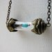 Brass Tube Necklace Geekery Glass Vial Tesseract
