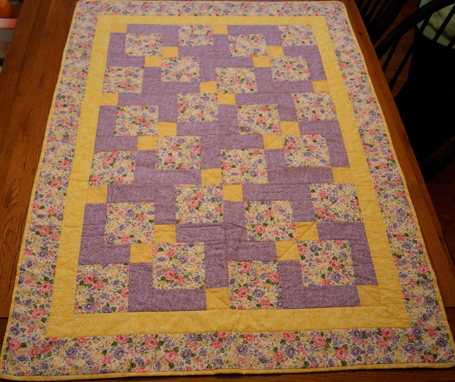 purple-and-yellow-tossed-nine-patch-quilt-by-sewconnected-on-etsy