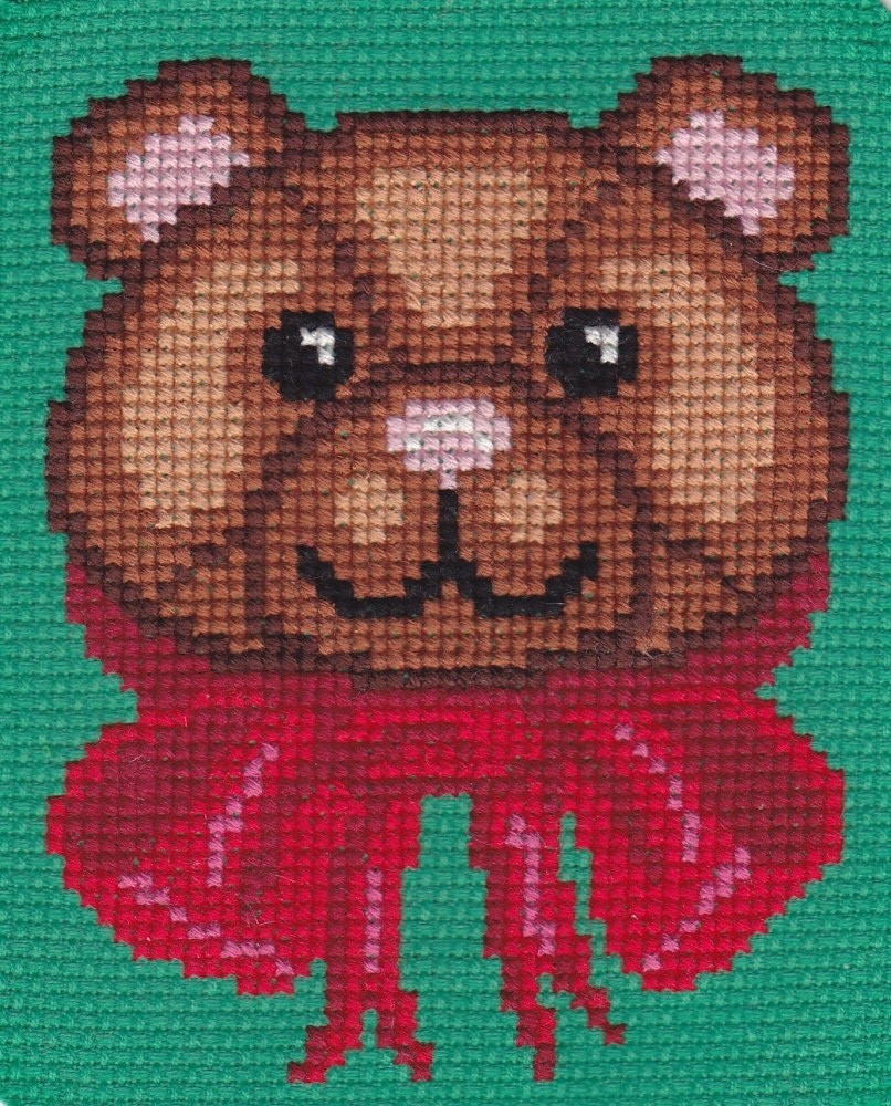 Christmas Bear counted crossstitch chart