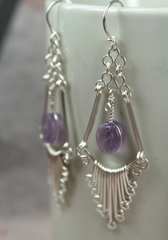 925 Sterling Silver Earrings Dangle Handmade Artisan ...