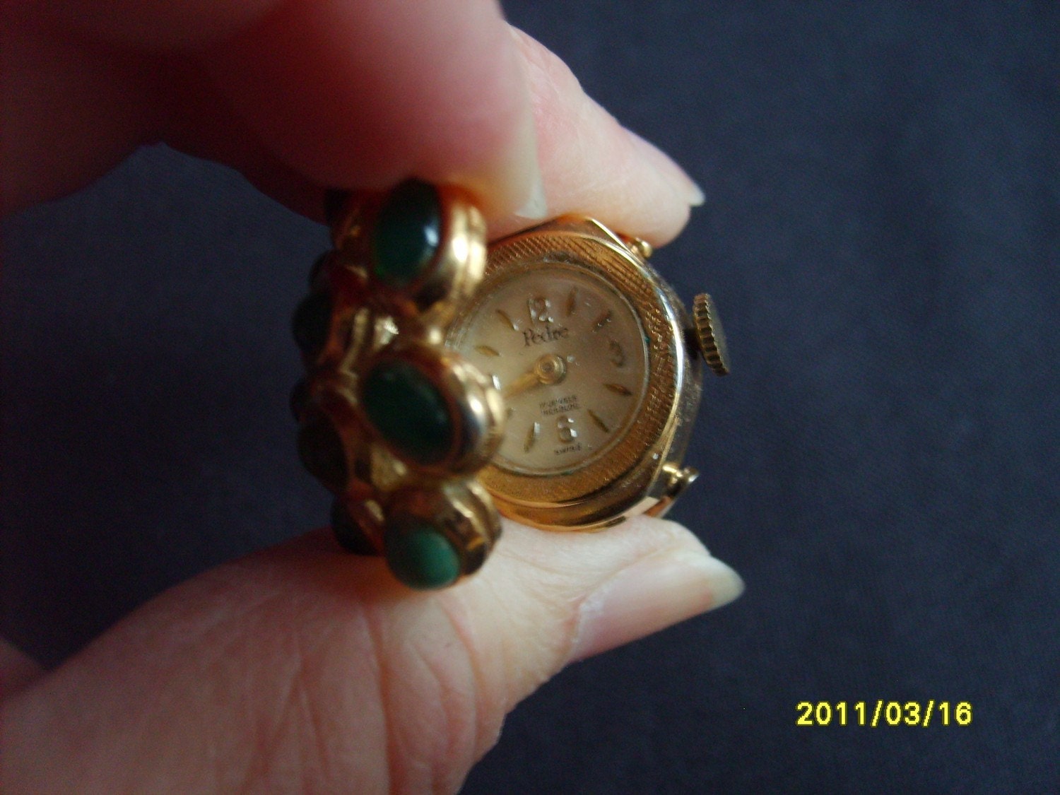 Vintage Finger Watch Ring Swiss Watch Vintage Watch